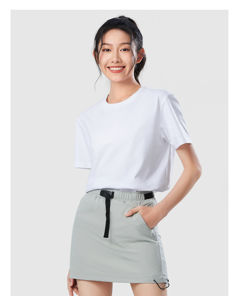 無地 Tシャツ レディース すっきりシルエット 快適着心地の無地半袖