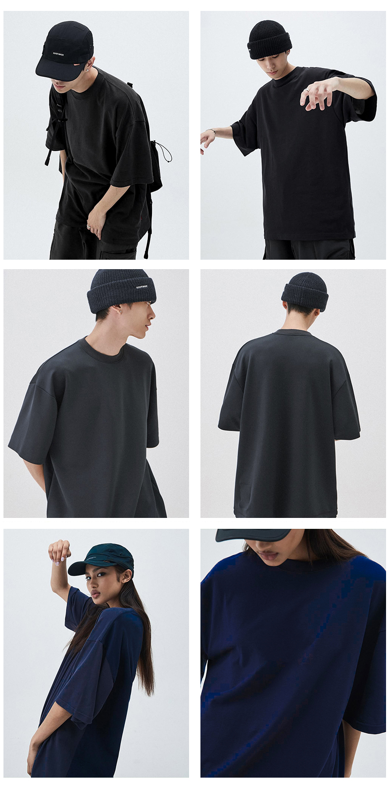 無地 Tシャツ シンプル リラックス 無地フォルム