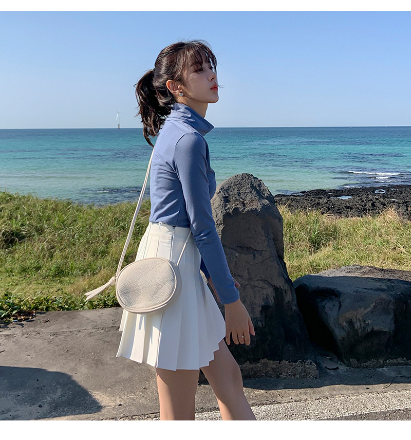 スカート プリーツ優美ミニスカート