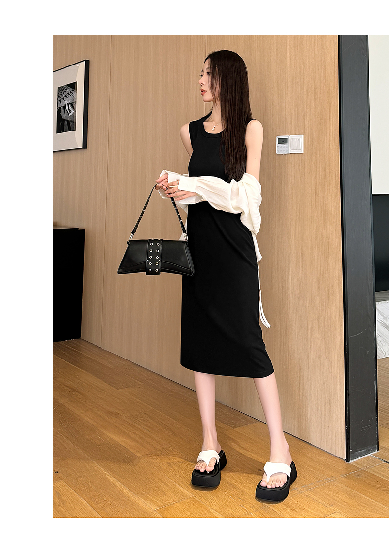 スカート シンプル美シルエット ジャンパースカート