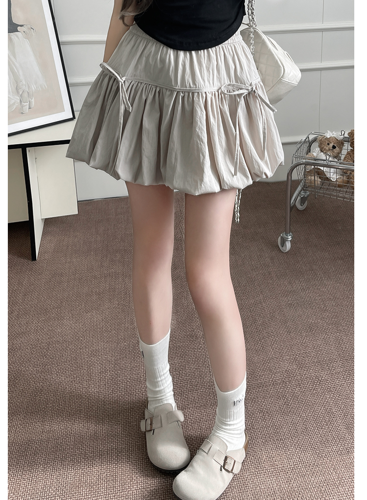 スカート ふんわりバルーンミニスカート