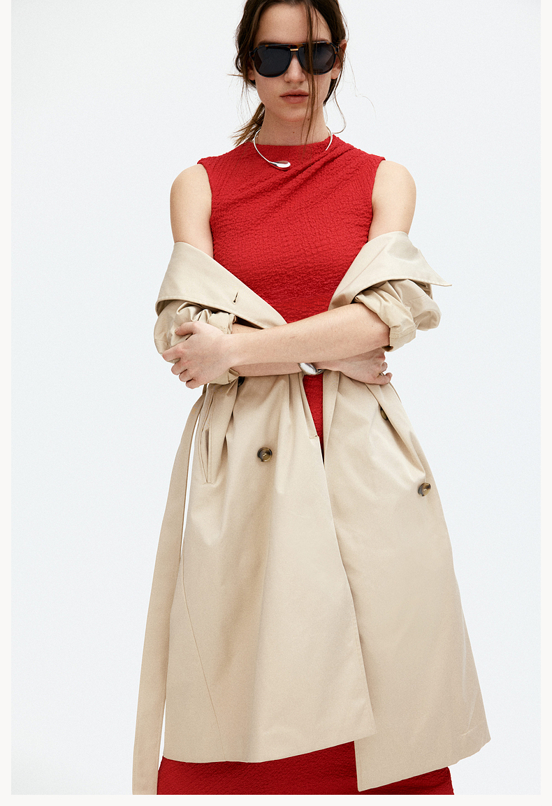 スカート ノースリーブ美シルエットロングスカート