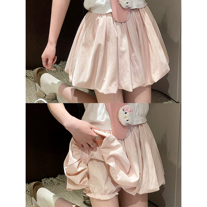 スカート ふんわりバルーンミニスカート