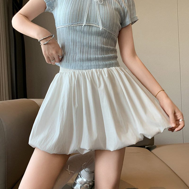 スカート ふんわりバルーンミニスカート