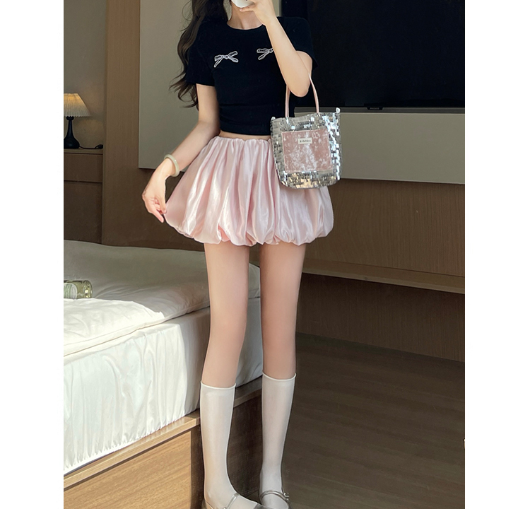 スカート ふんわりバルーンフレアスカート