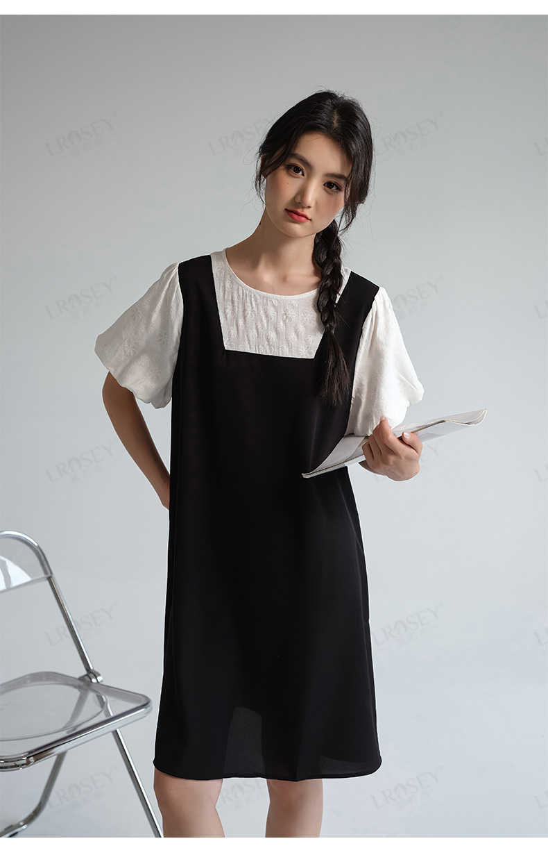 スカート シンプル美シルエットジャンパースカート