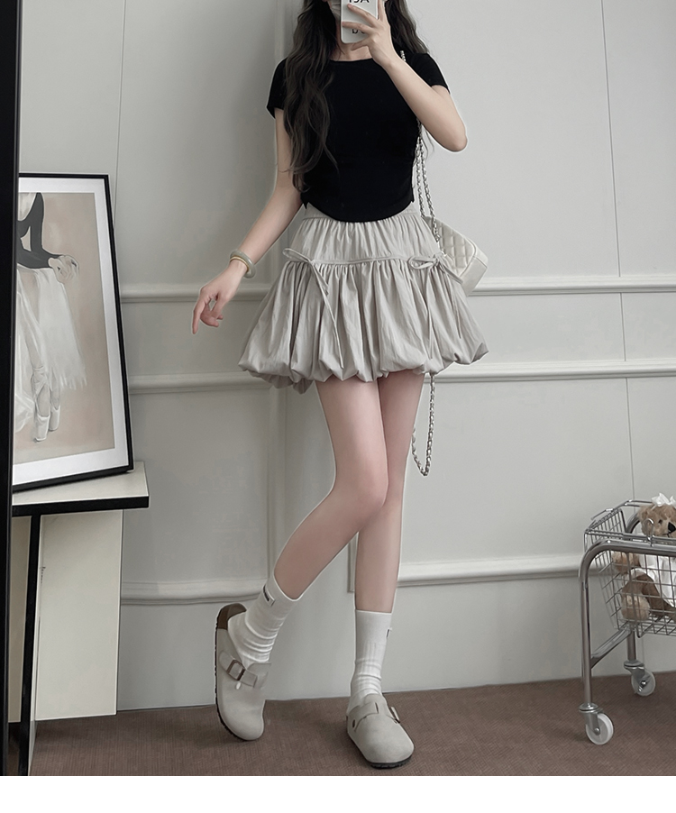 スカート ふんわりバルーンミニスカート