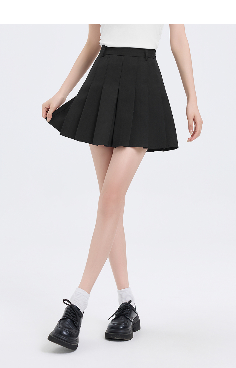 スカート クラシカルプリーツミニスカート
