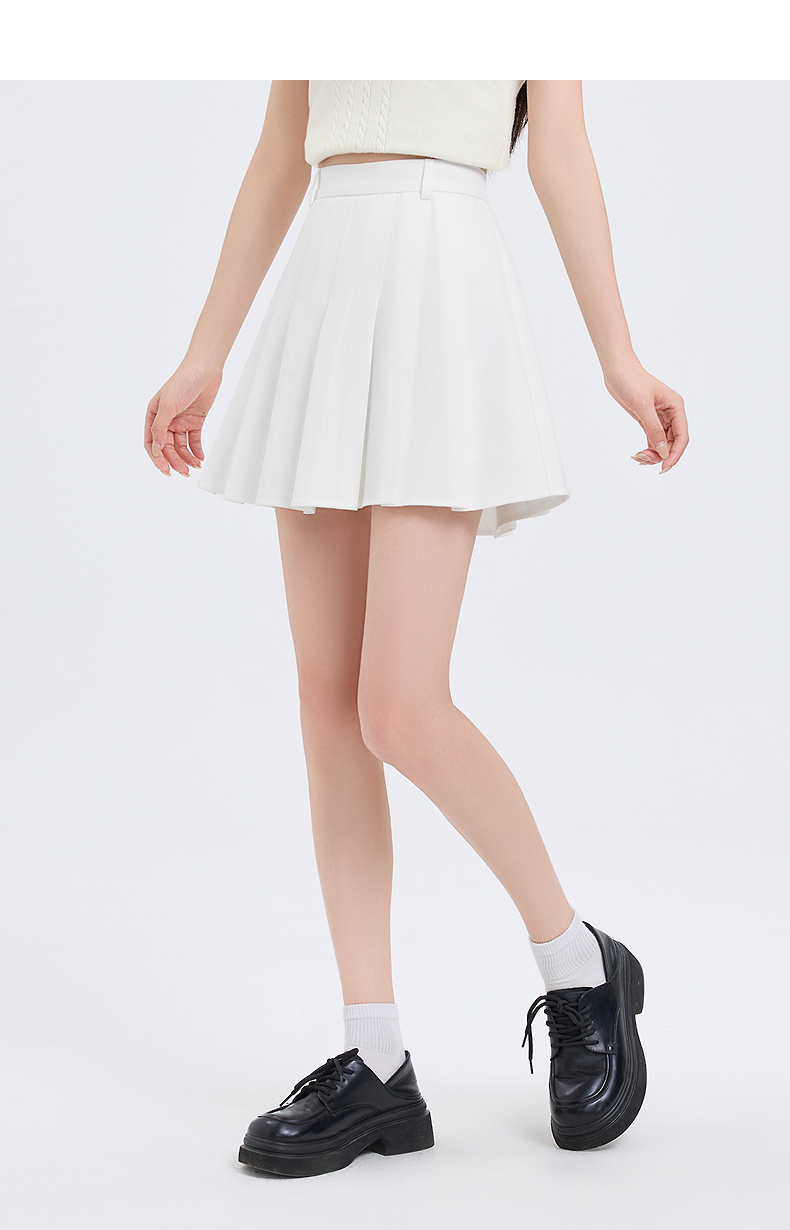 スカート クラシカルプリーツミニスカート