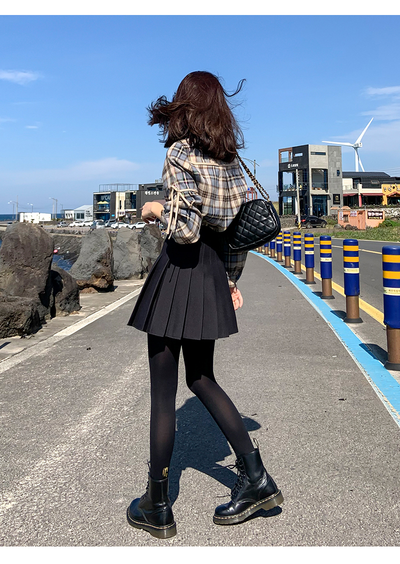 スカート プリーツ優美ミニスカート
