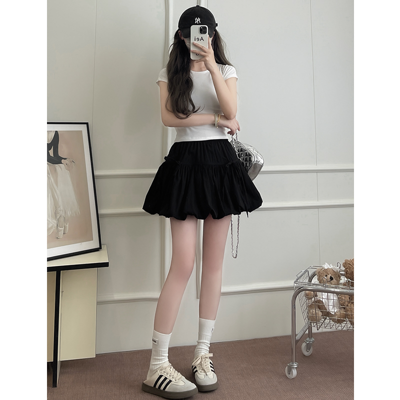 スカート ふんわりバルーンミニスカート