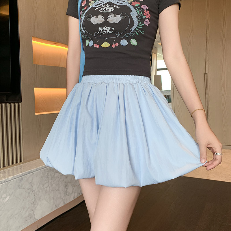 スカート ふんわりバルーンミニスカート