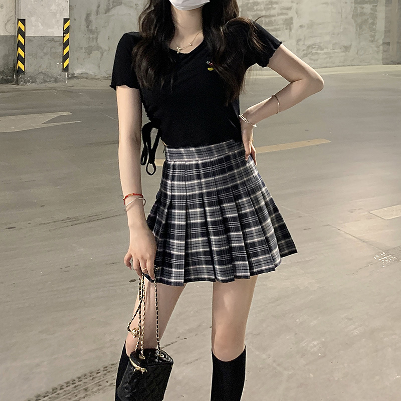 スカート クラシカルプリーツミニスカート
