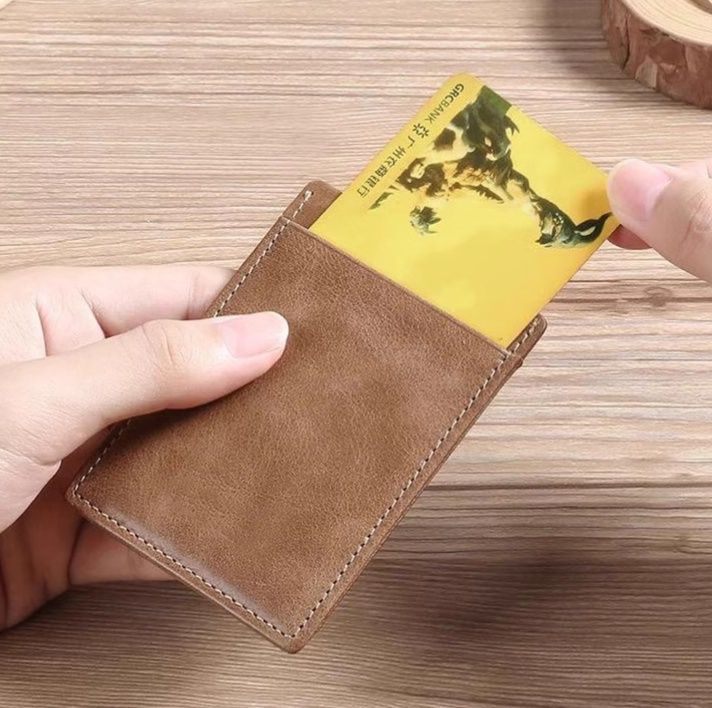 フラグメントケース 薄型本革ミニマル財布