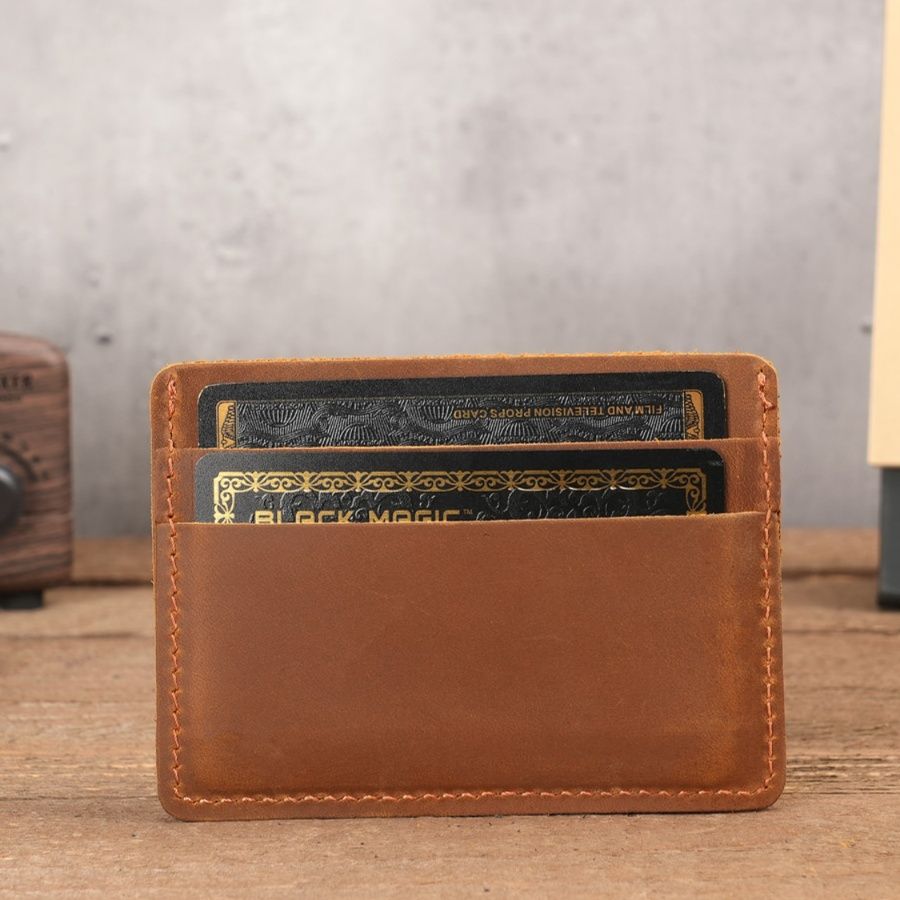 フラグメント ケース 本革製薄型クレジットカードケース