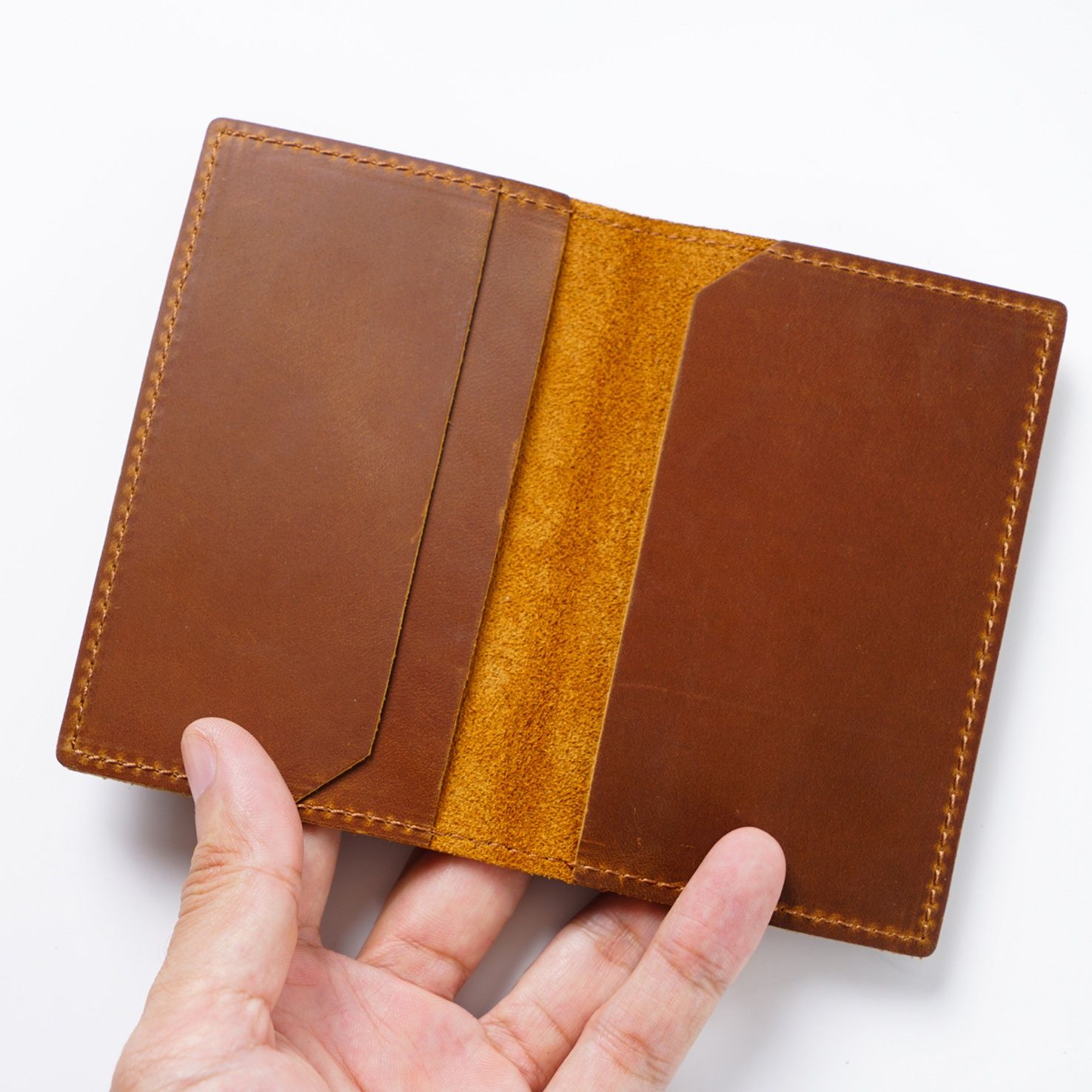 フラグメント ケース 本革製二つ折りクレジットカードケース