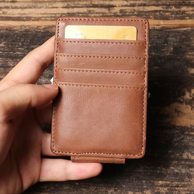 フラグメント ケース 本革製多機能クレジットカードケース