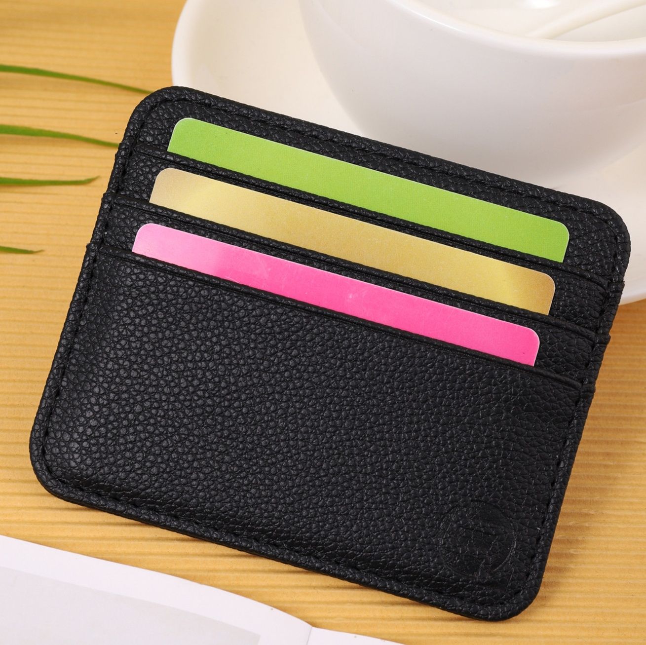 フラグメント ケース 本革調薄型多機能クレジットカードケース