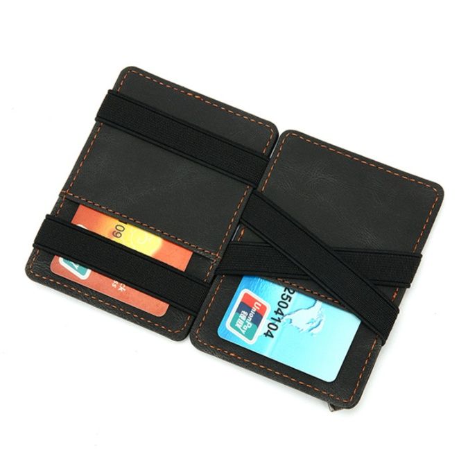 フラグメント ケース 本革風薄型多機能クレジットカードケース