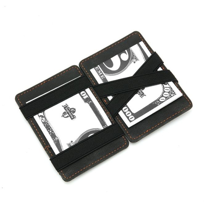 フラグメント ケース 本革風薄型多機能クレジットカードケース