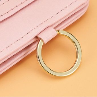 フラグメント ケース 多機能カード収納付きピンクコインケース