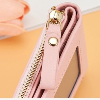 フラグメント ケース 多機能カード収納付きピンクコインケース