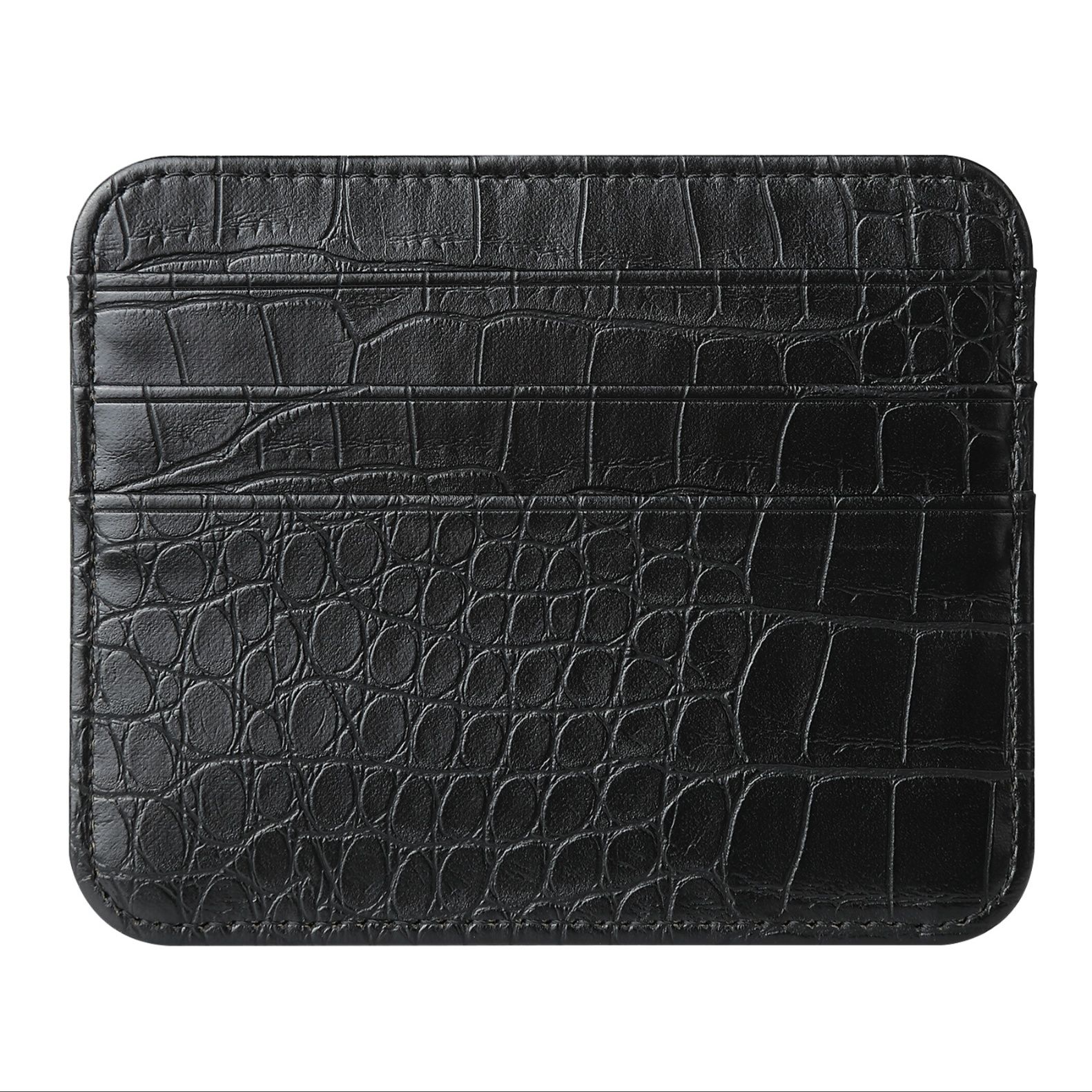 フラグメント ケース 型押しレザー調多段クレジットカードケース