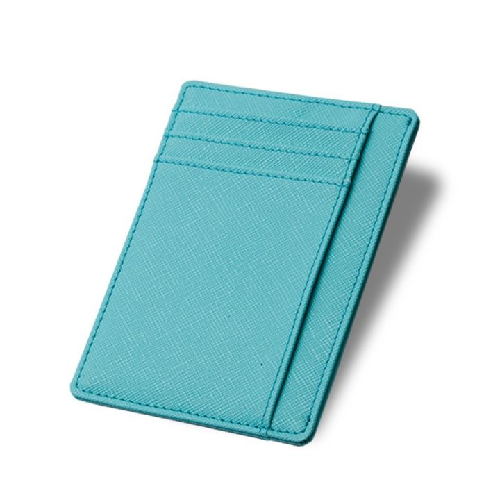 フラグメント ケース 本革風十字型織模様薄型クレジットカードケース