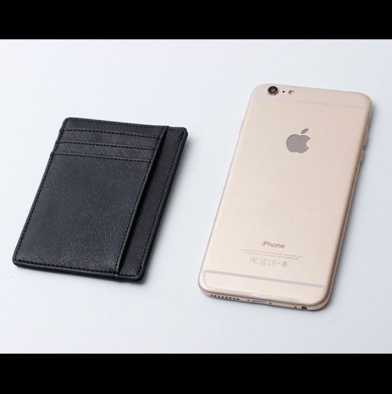 フラグメント ケース 本革風十字型織模様薄型クレジットカードケース