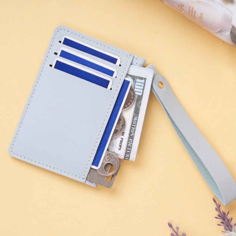 フラグメント ケース 多機能ストラップ付きクレジットカードケース