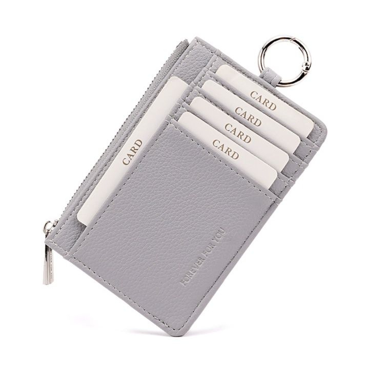 フラグメント ケース 多機能カード収納付きキーリング薄型財布