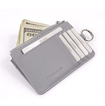 フラグメント ケース 多機能カード収納付きキーリング薄型財布