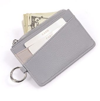 フラグメント ケース 多機能カード収納付きキーリング薄型財布