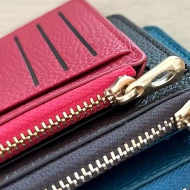 フラグメント ケース ファスナー付き薄型クレジットカードケース 小銭入れ