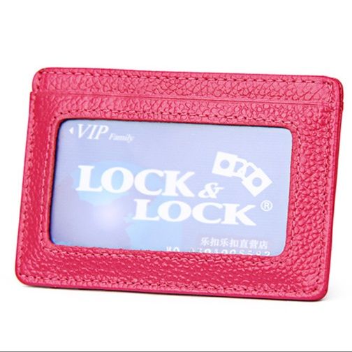 フラグメント ケース 型押しレザー薄型マルチポケット付きクレジットカードケース