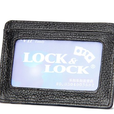 フラグメント ケース 型押しレザー薄型マルチポケット付きクレジットカードケース