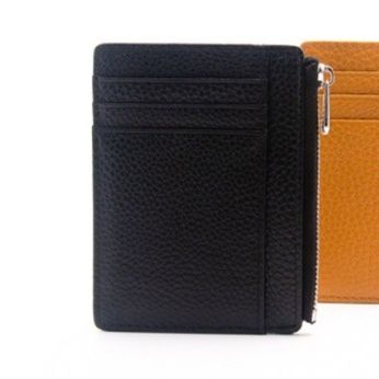 フラグメント ケース 小銭入れ付き薄型カード収納ブラックケース