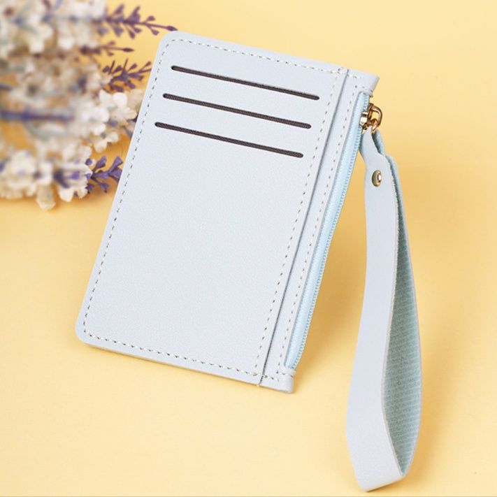 フラグメント ケース ストラップ付き多機能クレジットカードケースミニ財布