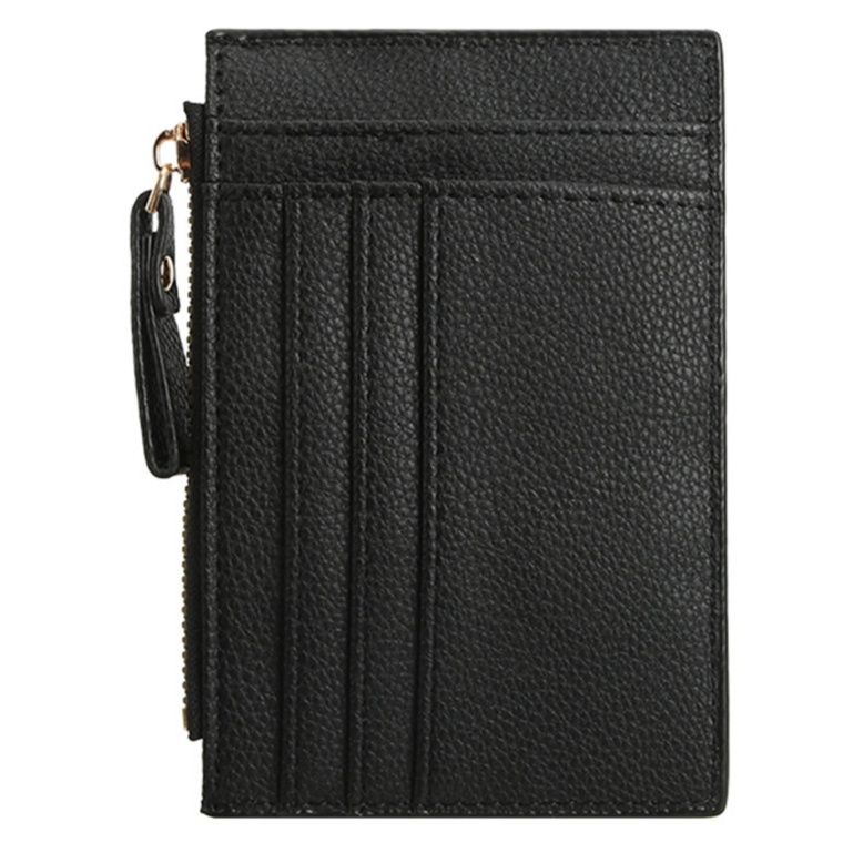 フラグメント ケース 型押しレザー風多機能クレジットカードケース