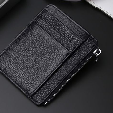 フラグメント ケース ブラック シュリンクレザー薄型カード収納