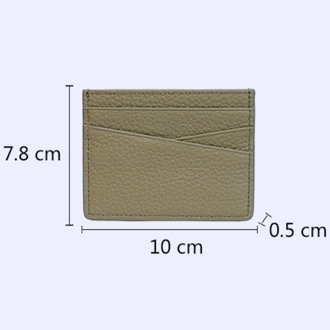 フラグメント本革型押しレザー薄型クレジットカードケース