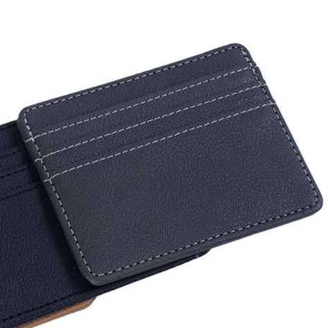 フラグメント ケース グレー 薄型レザー調カードポケット付き