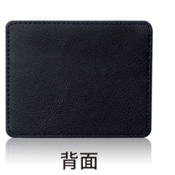 フラグメント ケース グレー 薄型レザー調カードポケット付き