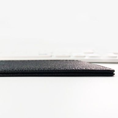 フラグメント ケース グレー 薄型レザー調カードポケット付き