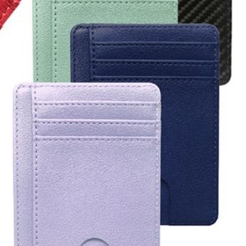 フラグメント ネイビー スキミング防止機能付き薄型カードケース