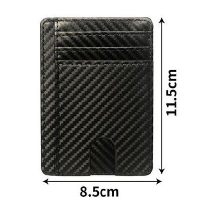 フラグメント ネイビー スキミング防止機能付き薄型カードケース