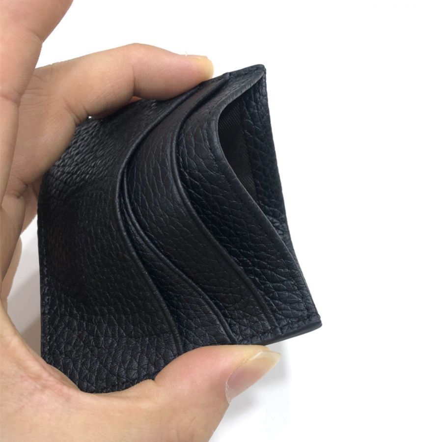 フラグメント ケース イエロー 本革シュリンクレザー薄型カード収納