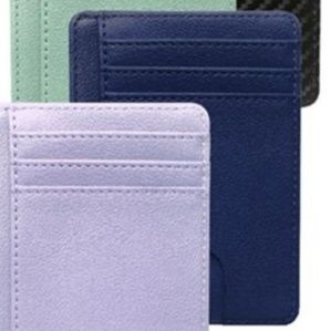 フラグメント ネイビー スキミング防止機能付き薄型カードケース