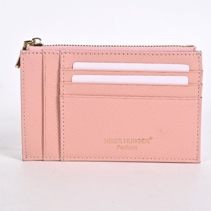 フラグメント ケース 薄型本革ファスナー付きカード収納クレジットカードケース