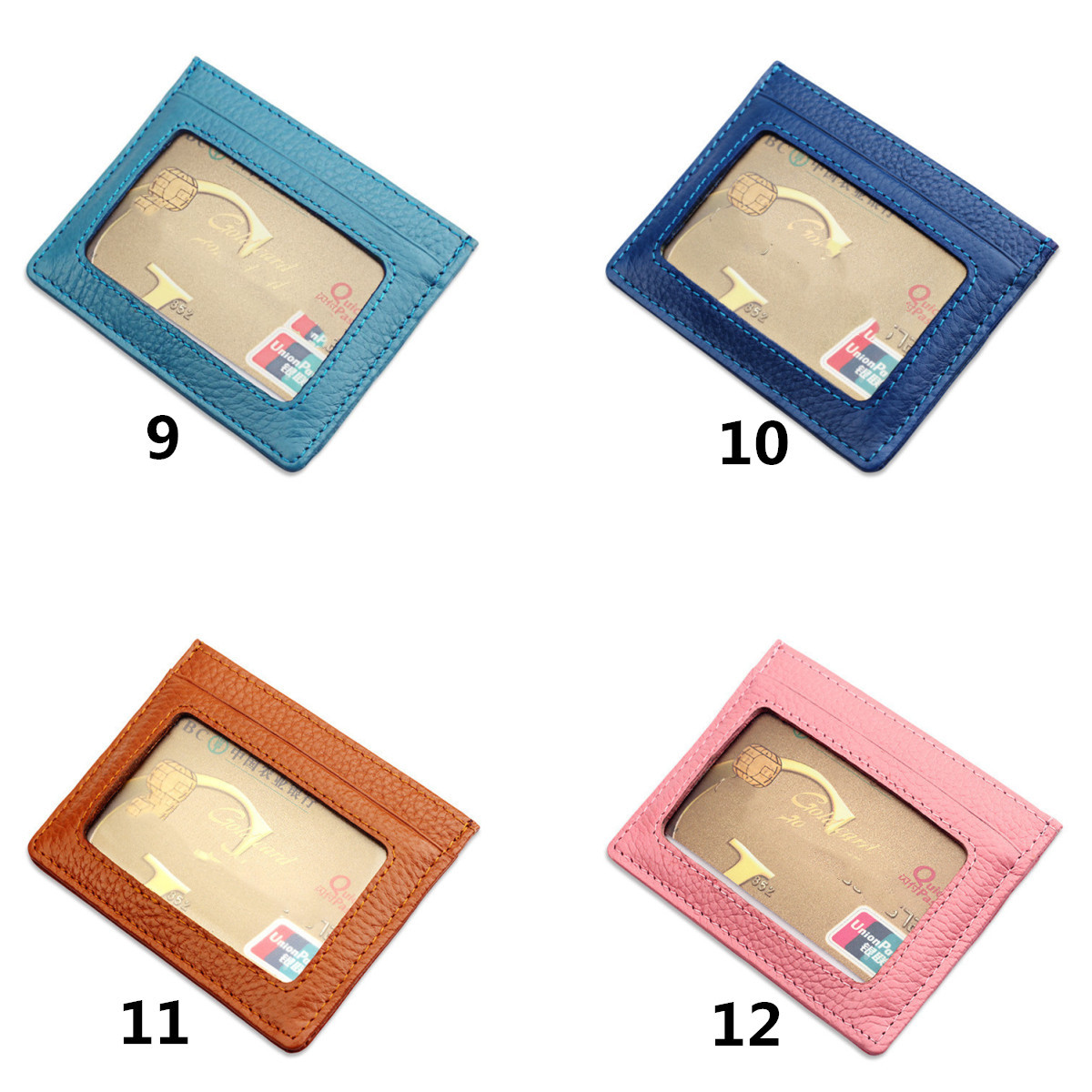 フラグメント ケース 極薄本革クレジットカードケース スキミング防止機能付き